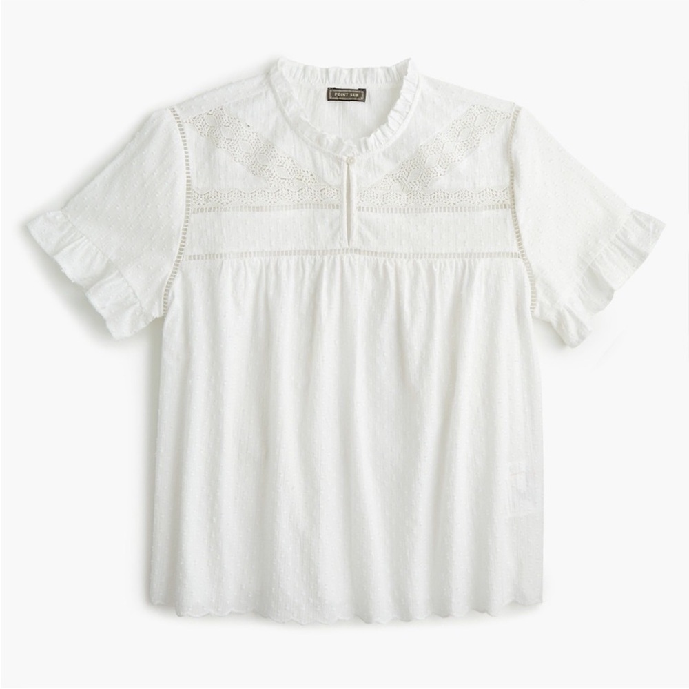 J Crew Point Sur short sleeve blouse size XS
NWT